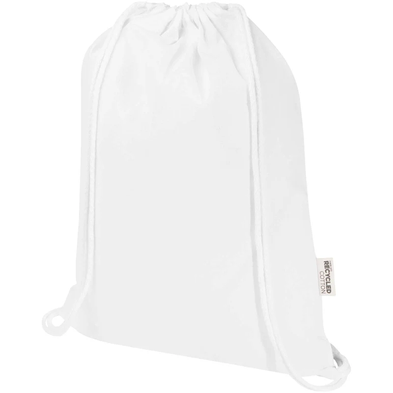 Borsa con cordoncino in materiale riciclato GRS da 180 g/m² Peru Blend - 5L