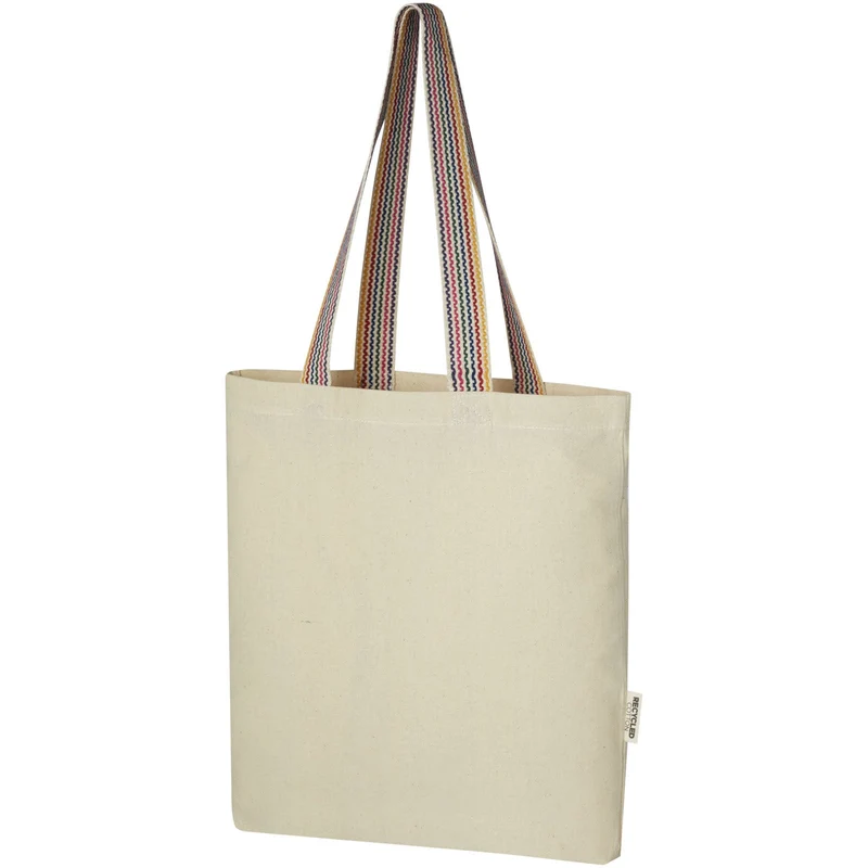 Tote bag in cotone riciclato da 180 g/m² Rainbow - 5L