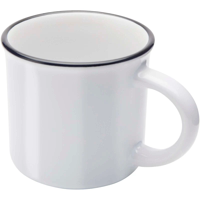 Tazza in ceramica Bari da 240 ml con finitura lucida