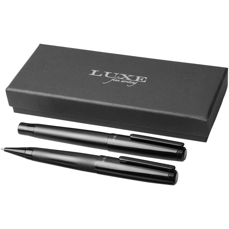 Set regalo con coppia di penne Gloss (inchiostro nero)