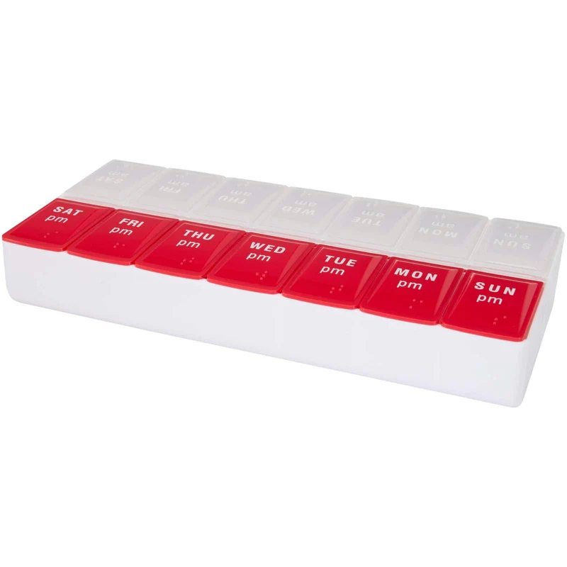 Organizer 7 giorni con formato ore per multivitaminici Cycle