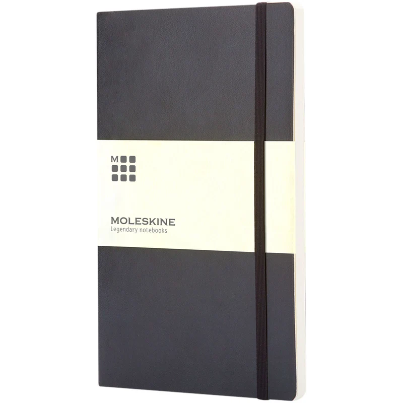 Blocco note con copertina morbida - pagine bianche Moleskine Classic L