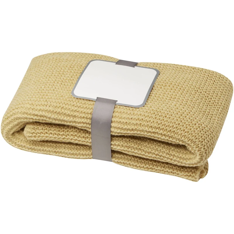 Coperta lavorata maglia di poliestere GRS da 150 x 120 cm Suzy