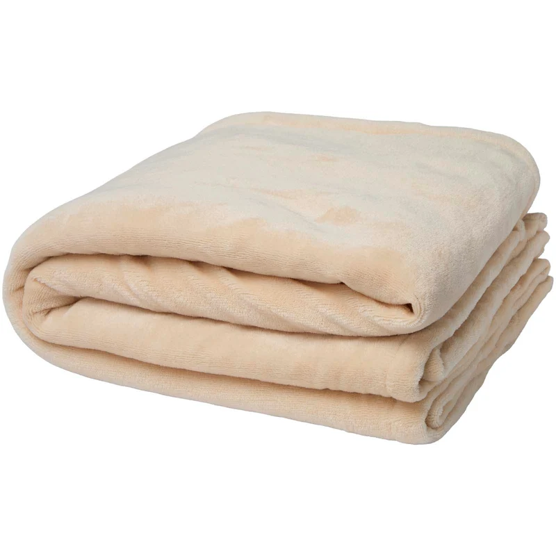 Coperta in sherpa riciclato certificato GRS Ashen