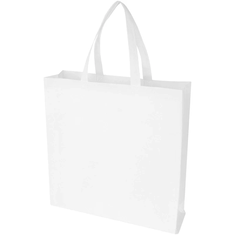 Tote bag a soffietto in tessuto non tessuto riciclato certificato GRS da 12 litri EcoSeal
