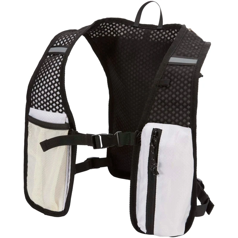 Gilet per la corsa in materiale riciclato certificato GRS con zainetto per l'idratazione da 5 litri Nomad