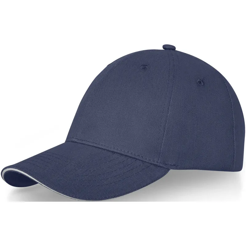 Cappellino Darton a 6 pannelli con visiera a sandwich