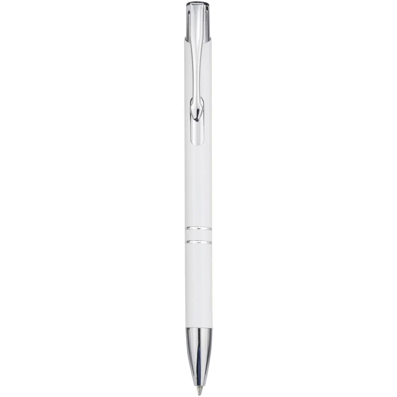 Penna a sfera in alluminio riciclato Moneta (inchiostro nero)