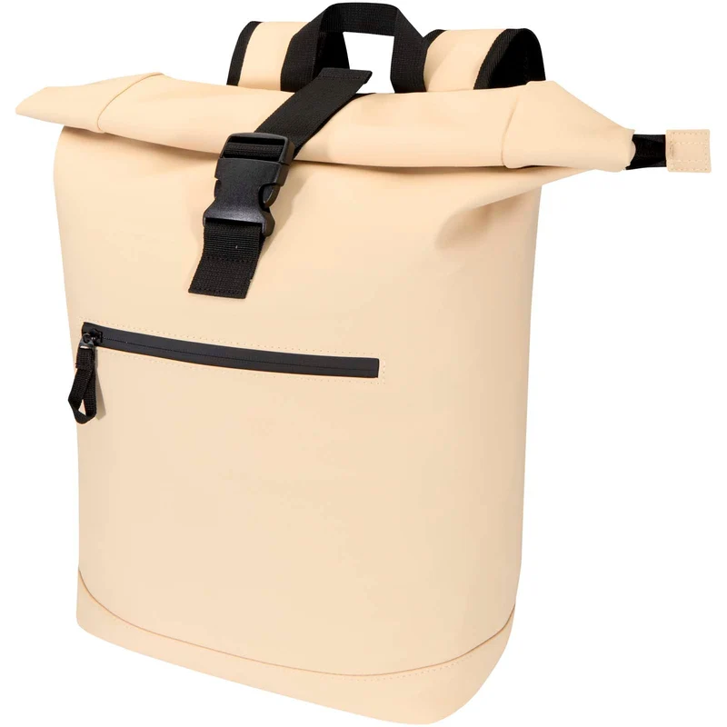 Zaino roll-top per portatile da 15" in materiale riciclato certificato GRS da 18 litri Resi Plus