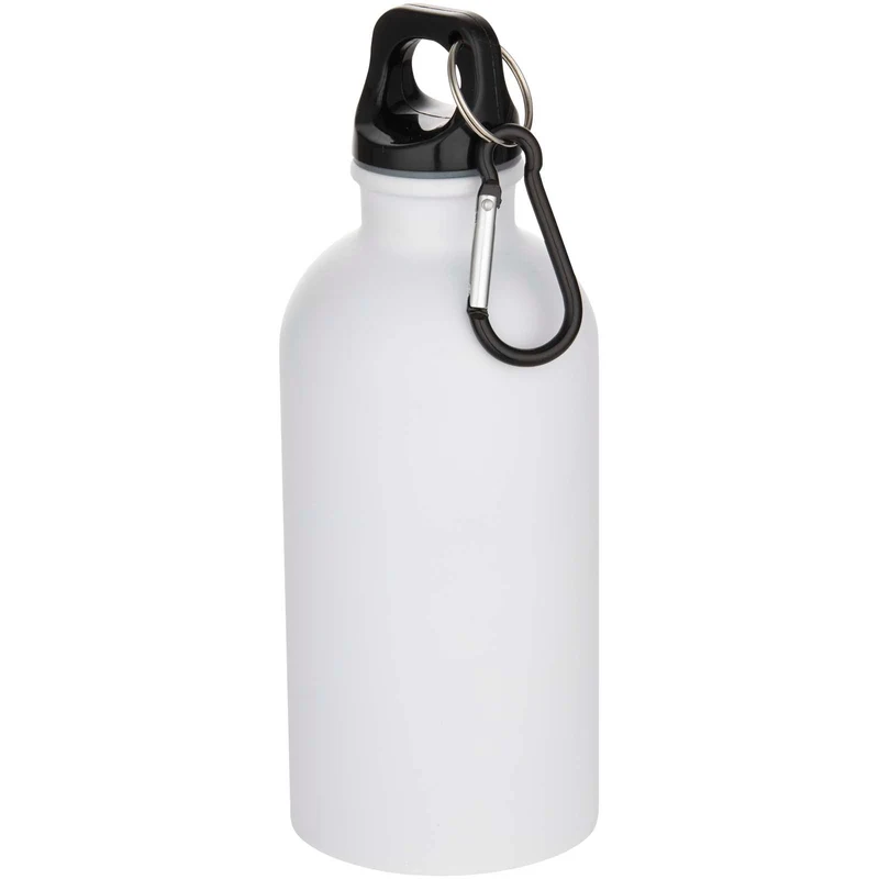 Borraccia da 400 ml in acciaio inossidabile certificato RCS a parete singola con moschettone Oregon