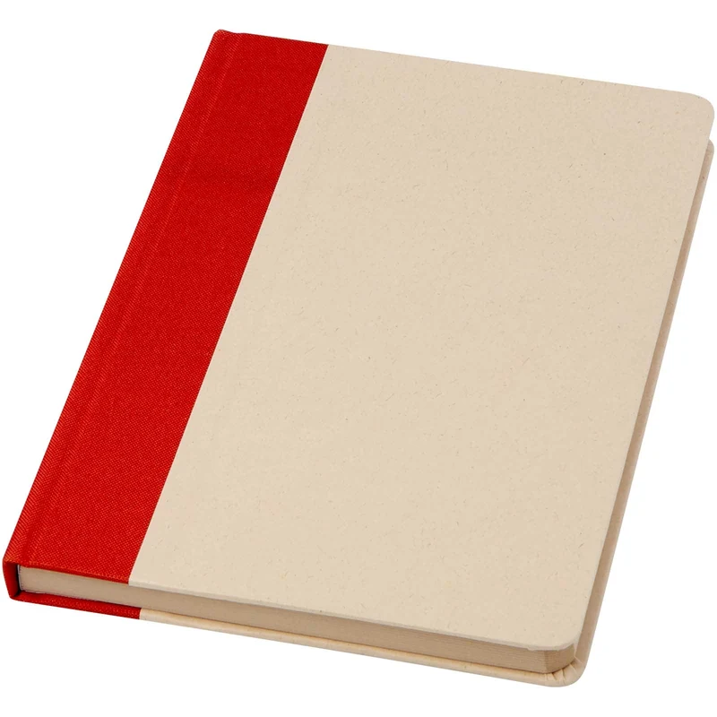Blocco note formato A5 con copertina rigida in carta derivante dalla canna da zucchero Liliana