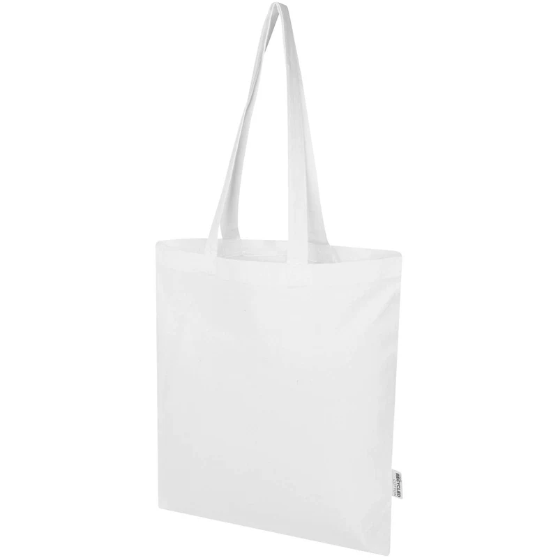 Tote bag in cotone riciclato certificato GRS da 140 g/m² Madras Blend - 7L