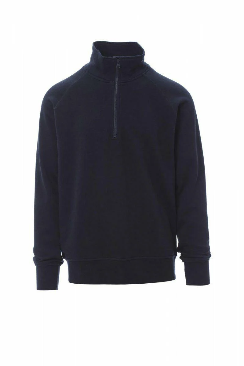 AUSTIN FELPA UOMO MEZZA ZIP GARZATA 330gr PAYPER