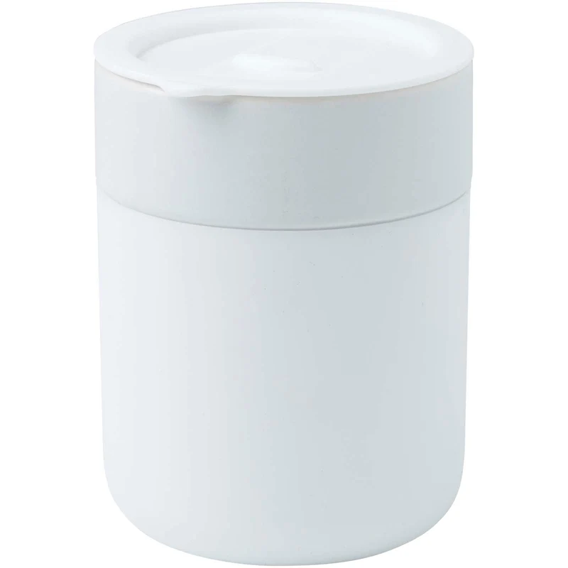 Bicchiere in ceramica con involucro in silicone e coperchio in plastica da 330 ml Java