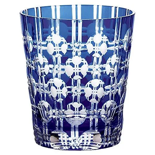 Skleněná láhev NARUMI Glassworks Eternity Rocks Blue 250cc GW6057-227BL