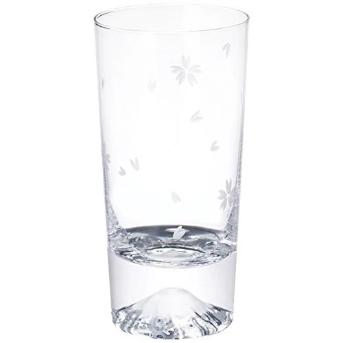 Skleněná sklenice Tajima Glass Mt. Fuji Sakura Fuji TG16-015-TS