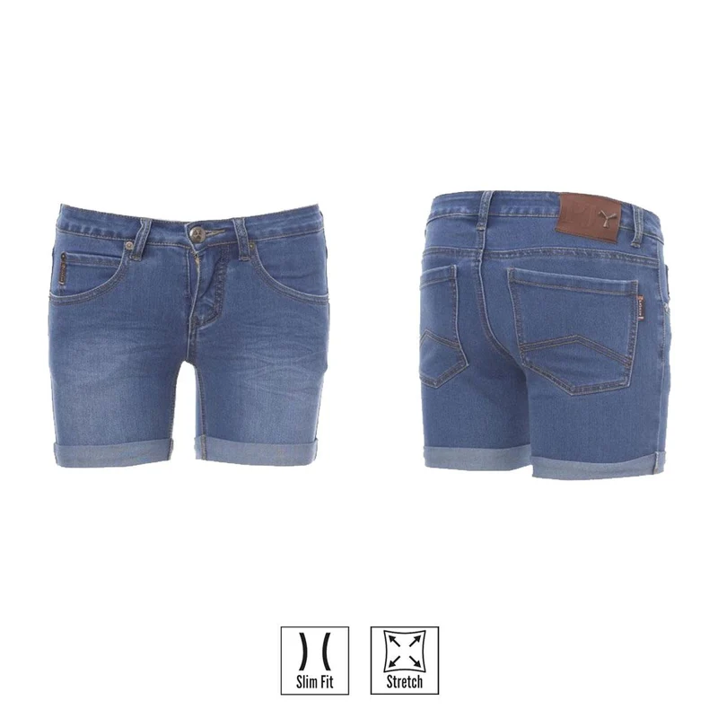 CALIFORNIA BERMUDA DONNA TAGLIO JEANS PAYPER