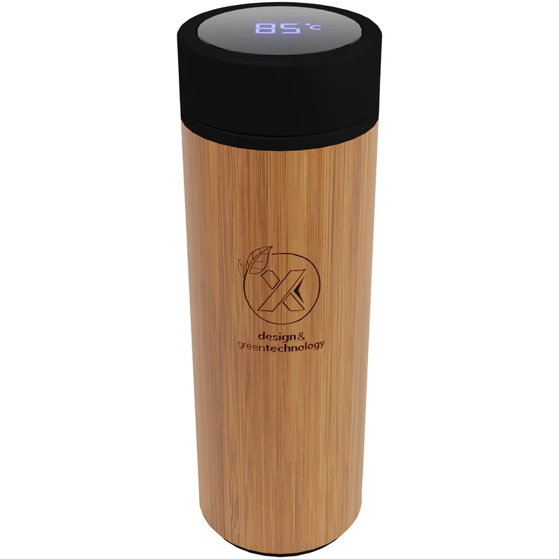 Borraccia termica SCX.design D11 da 500 ml in bambù