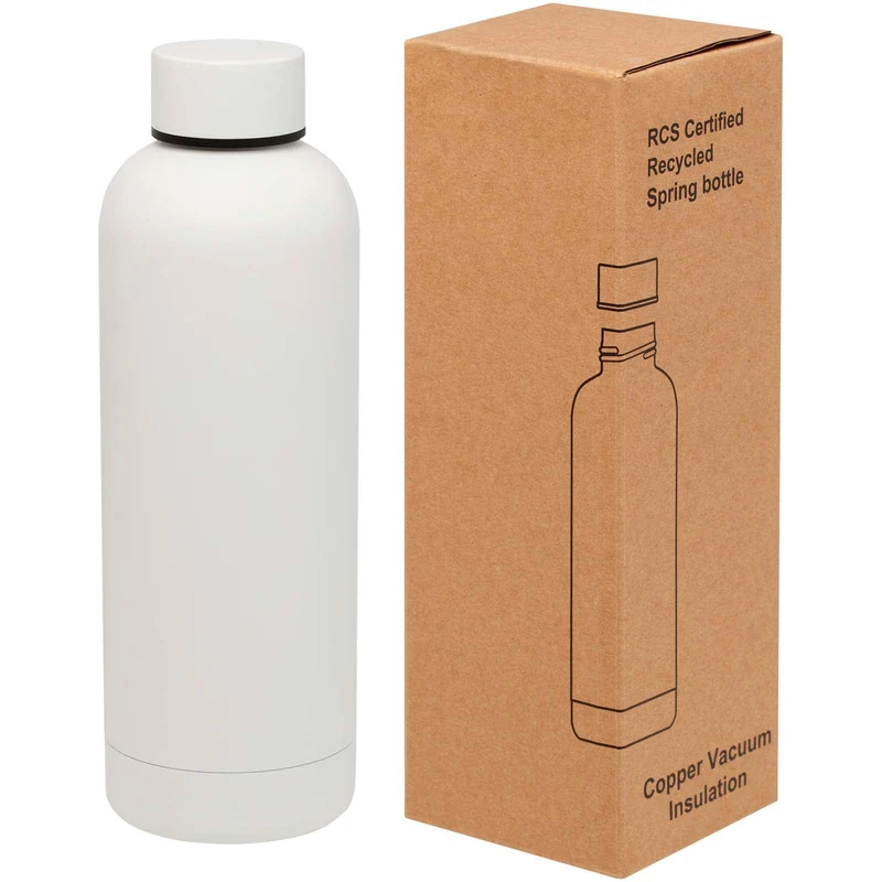 Borraccia con isolamento sottovuoto in rame certificata RCS da 500 ml Spring