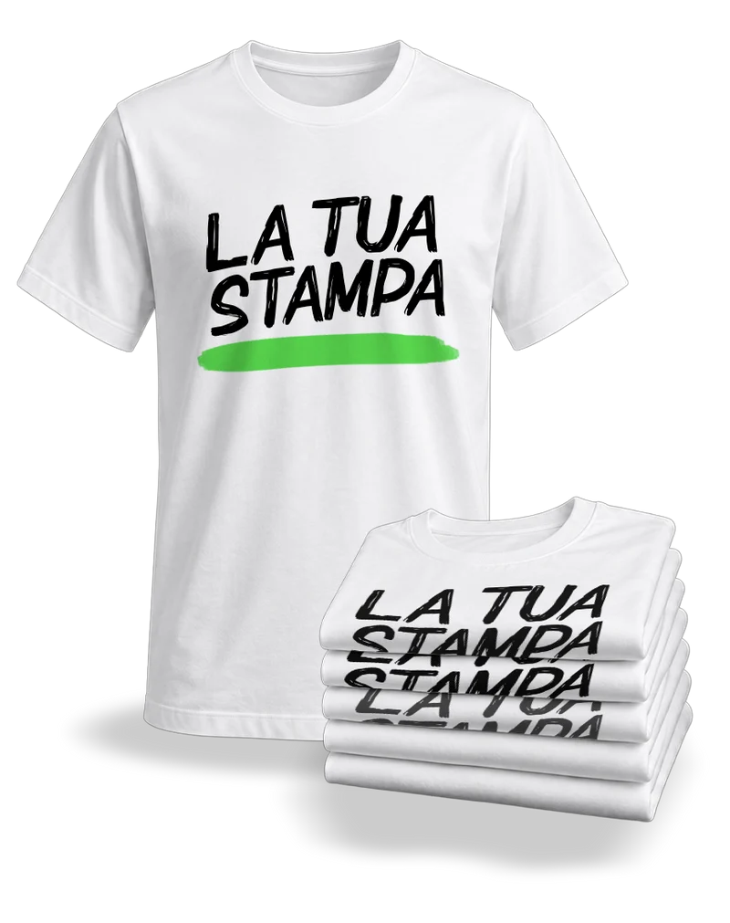 25 T-shirt Economy + 5 OMAGGIO
