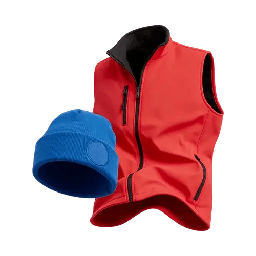 5 Berretti + 5 Gilet