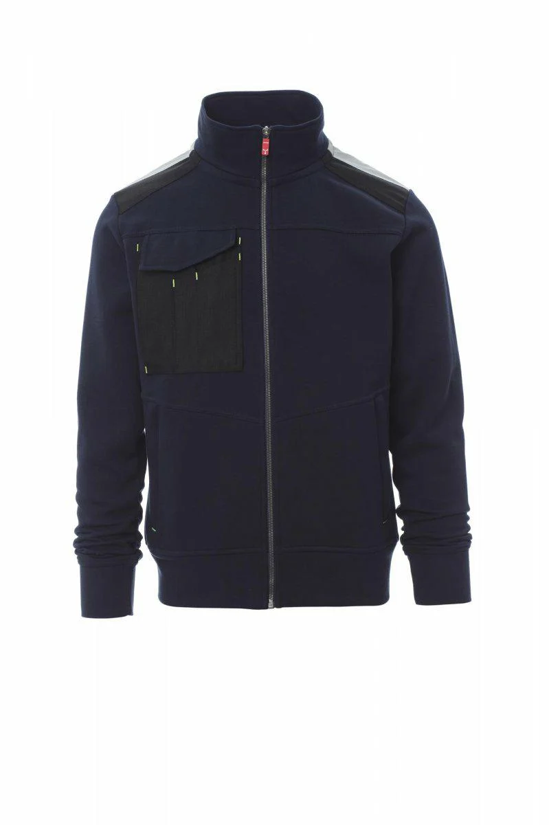 WORK 2.0 FELPA DA UOMO ZIP INTERA WORK PAYPER