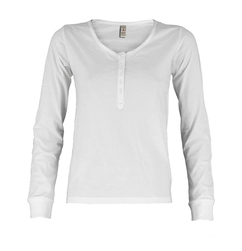 T-shirt donna manica lunga con bottoni HARBOUR LADY PAYPER