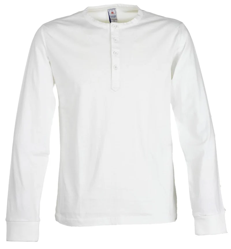 T-shirt uomo c/bottoni e manica lunga HARBOUR PAYPER