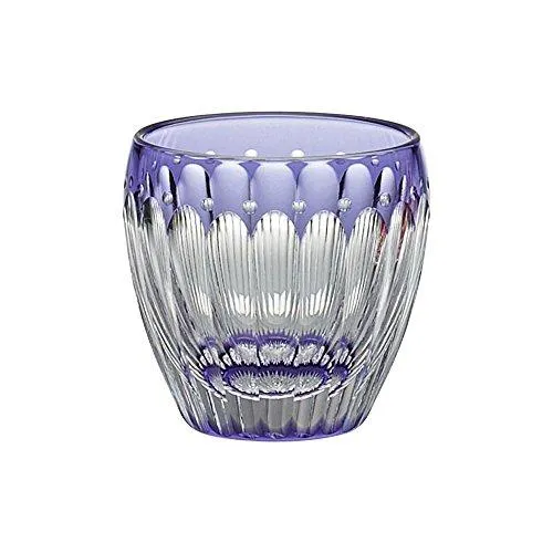 Kagami křišťálové sklo Edo Kiriko fialové T535-2685-CMP