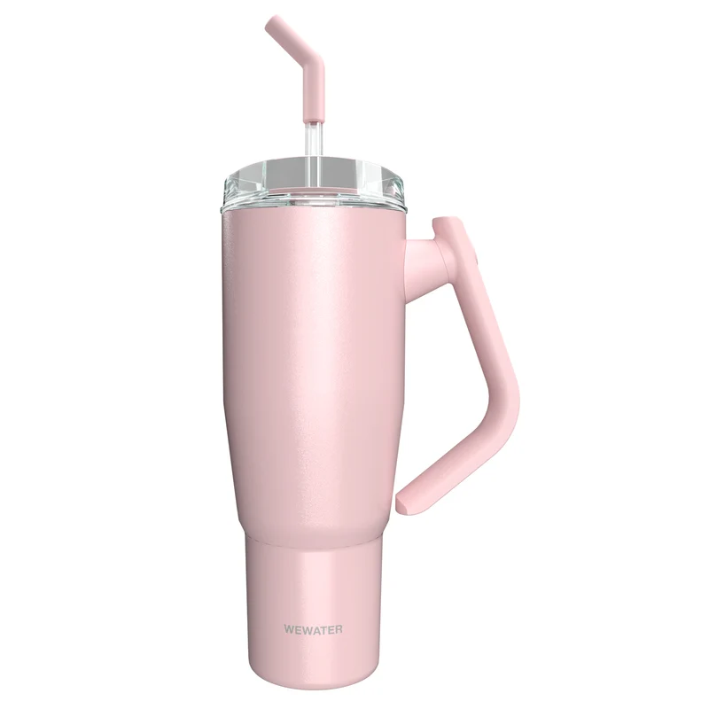 Tumbler da viaggio con cannuccia Big Chill Rose da 950 ml