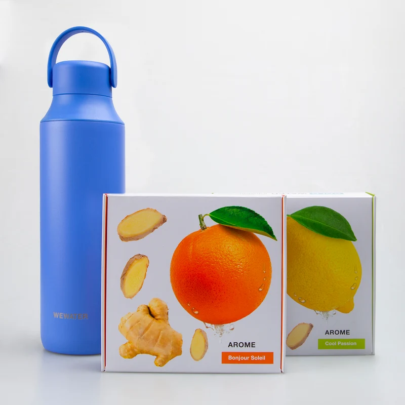 Set Borraccia Cold Blue + 2 infusi freddi