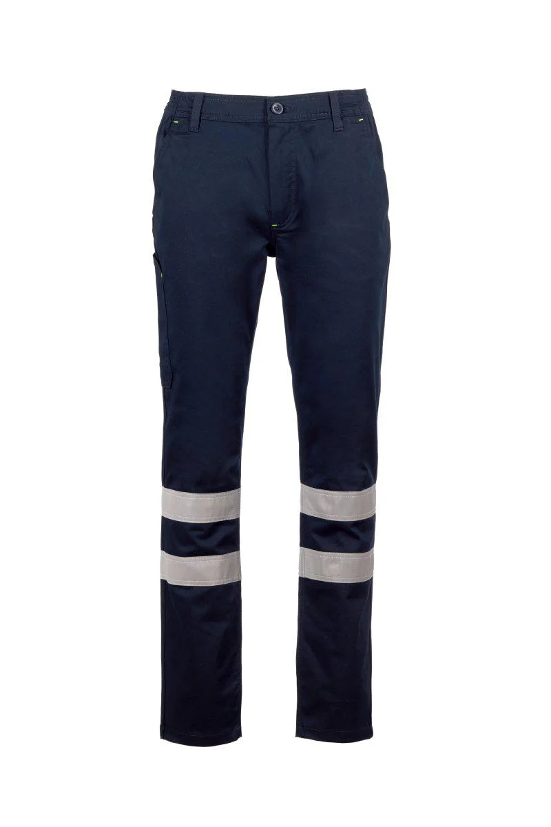 ENGINE STRETCH REFLEX PANTALONE IN COTONE CON BANDE