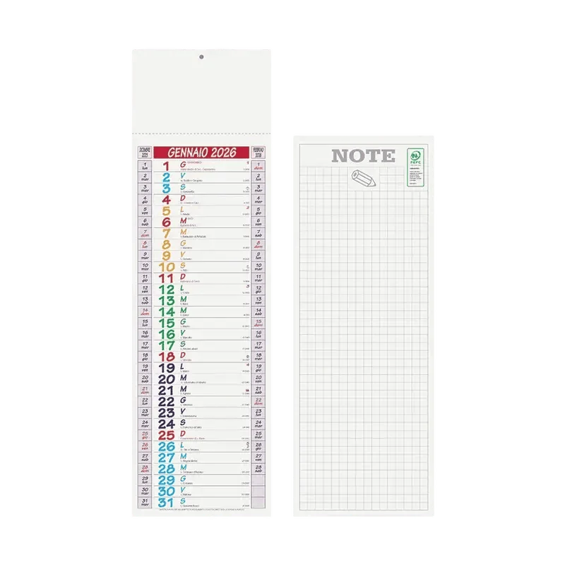 Calendari Olandesi - Slim