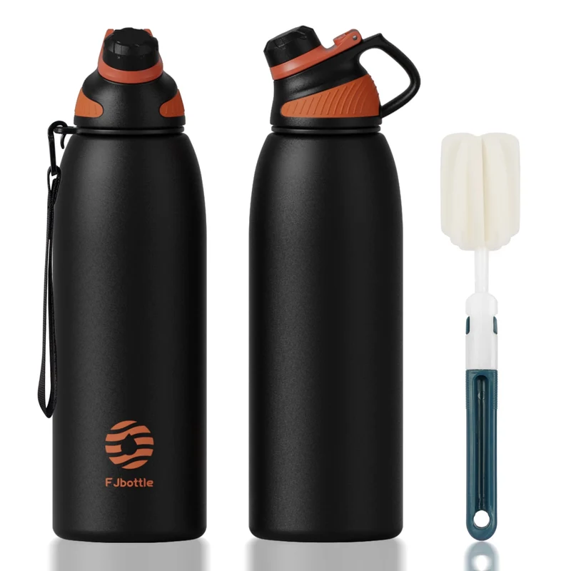 50 oz Stainless Steel Insulated Water Bottle with Magnetic Lid
