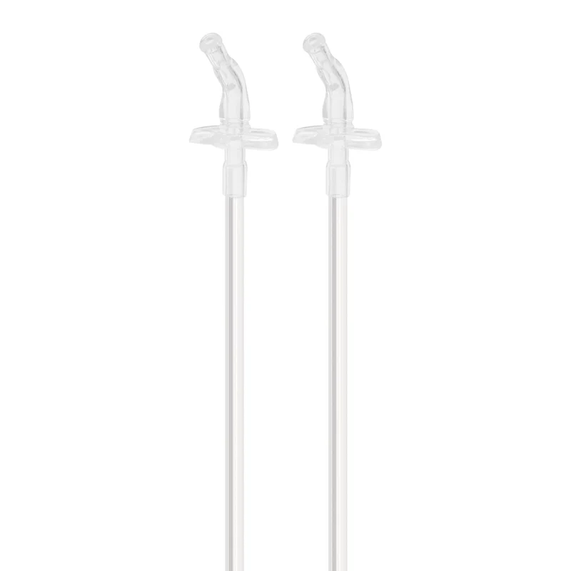 Reusable Food Grade Silicone Straws HT, 2 Pcs