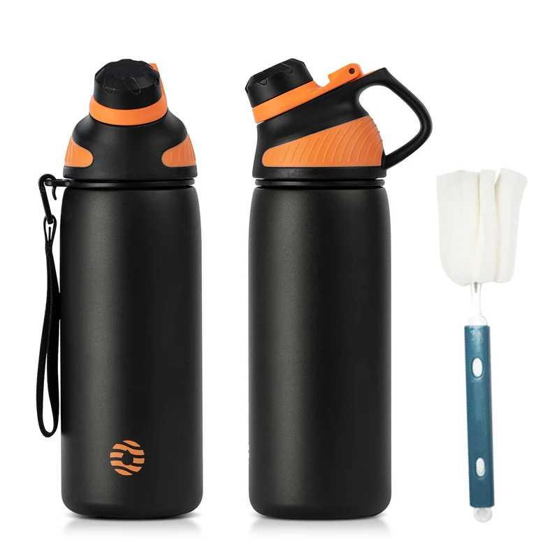 20 oz Stainless Steel Insulated Water Bottle With Magnetic Lid