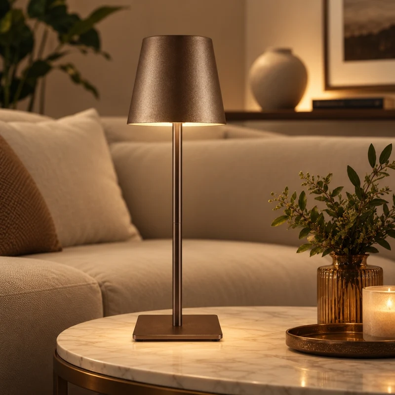 Lampada da tavolo Minimal- Brown