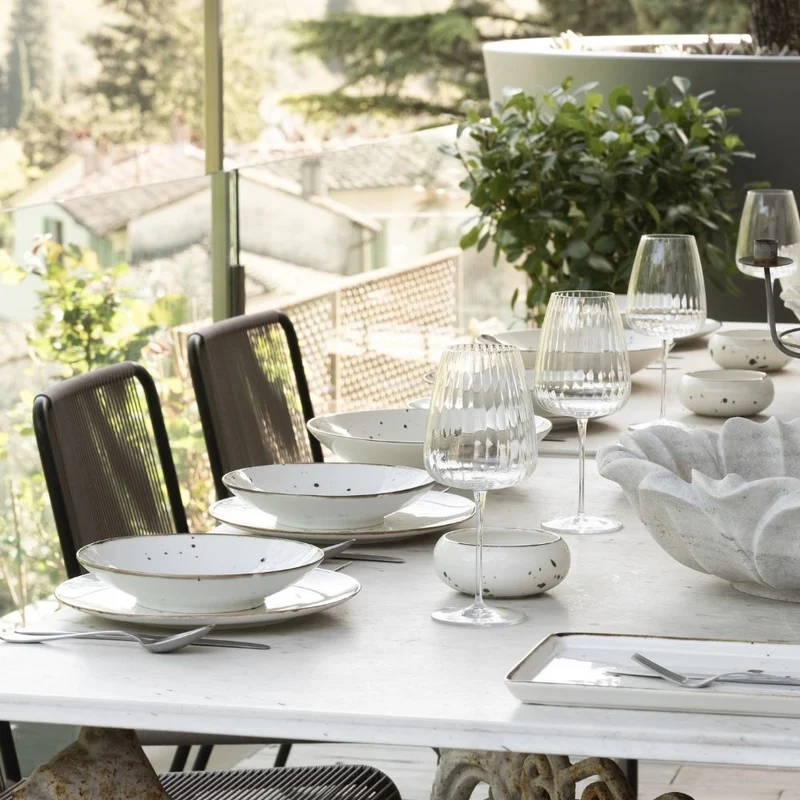 Posto Tavola in Porcellana | 3 Pezzi | Cottage Ivory