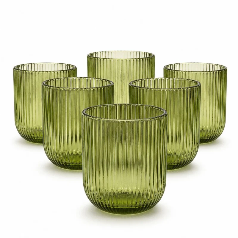 Set 6 Bicchieri Acqua Colorati – 210 ML | Eleganza in Tavola