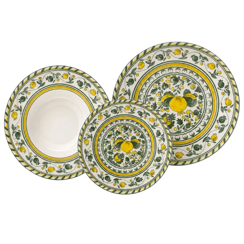 Servizio Piatti 6 Persone in Porcellana - Pomelia| Eleganza e Design Raffinato