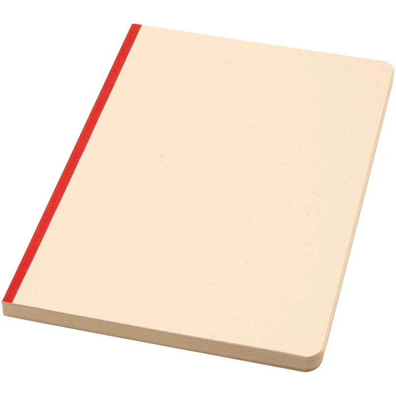 Blocco note formato A5 con copertina morbida in PET riciclato e carta a base di canna da zucchero Liliana