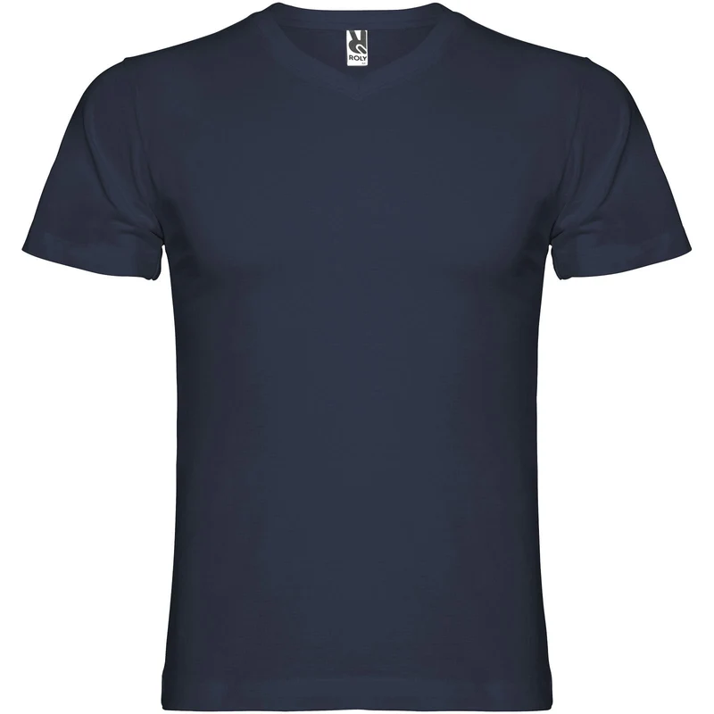 T-shirt a maniche corte con scollo a V da uomo Samoyedo