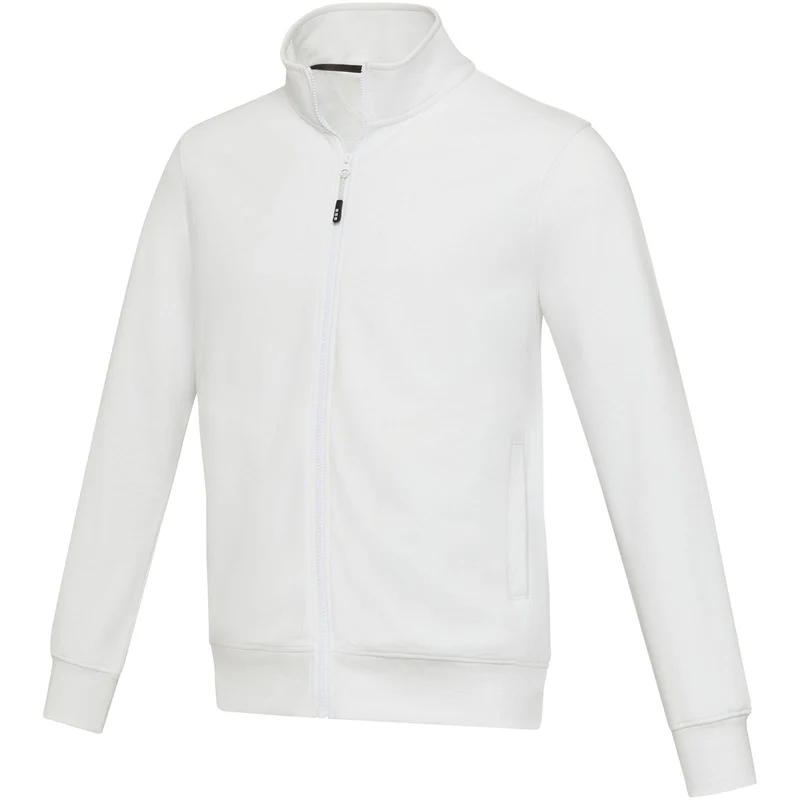 Maglione unisex in tessuto riciclato a cerniera intera Galena Aware™