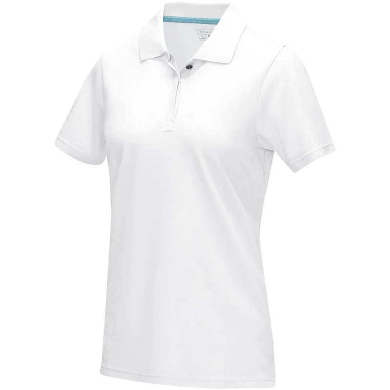 Polo Graphite a manica corta da donna in tessuto organico