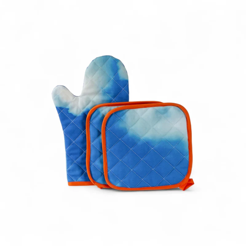 3-piece kitchen set: oven mitt and pot holders - CIELO