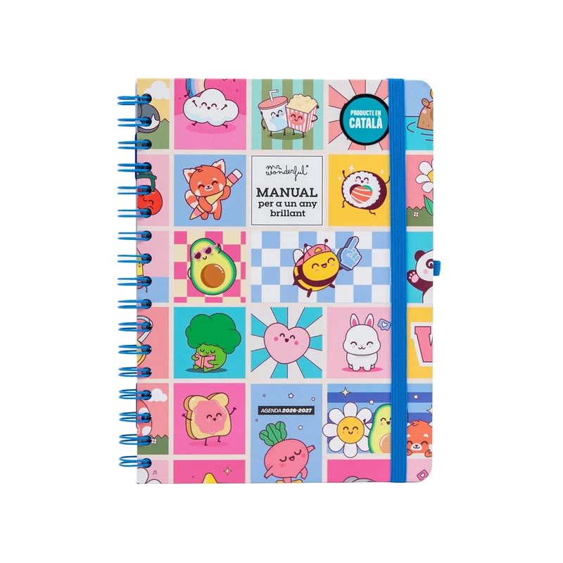 Agenda Mr. Wonderful 2026-27 Setmanal - Manual per a un any brillant