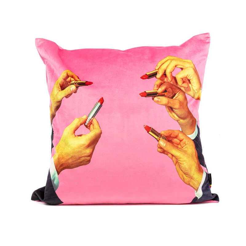 Cushion Pink Lipstick With Polyester Padding