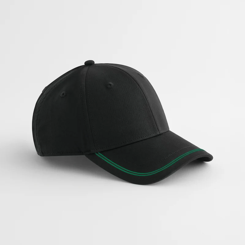 Unisex 6-Panel Sports Cap in Recycled Polyester | Beechfield® - B166R