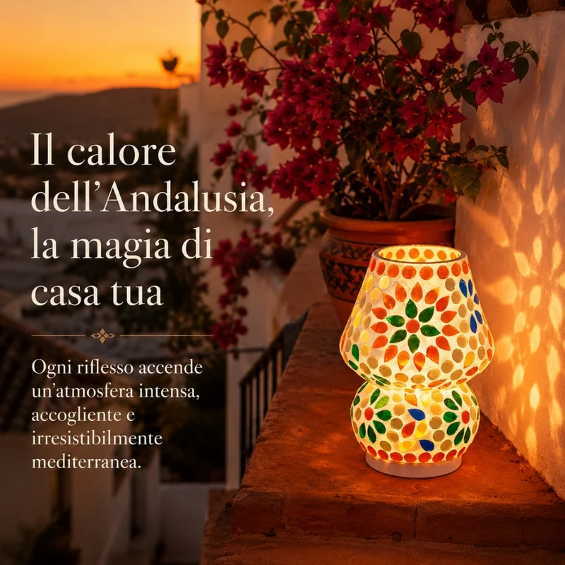 Lampada da tavolo Mosaico - Andalusia