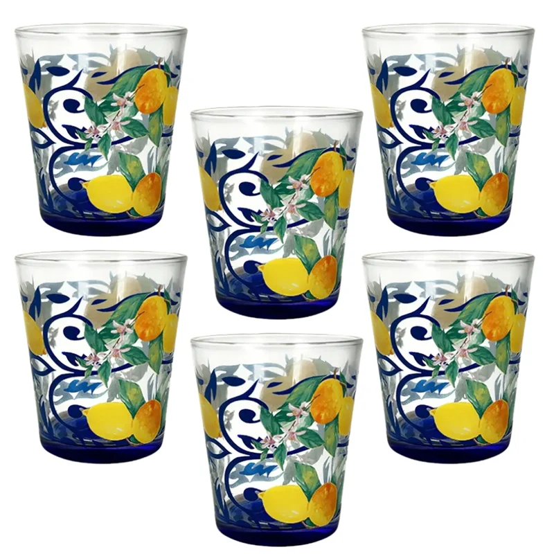 Set 6 Bicchieri Acqua Colorati – 300 ML | Maiori